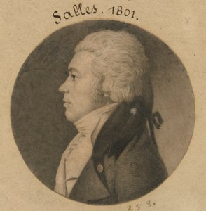 Lewis Salles by Charles Balthazar Julien Févret de Saint-Mémin