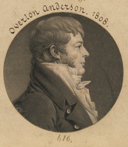 Overton Anderson by Charles Balthazar Julien Févret de Saint-Mémin