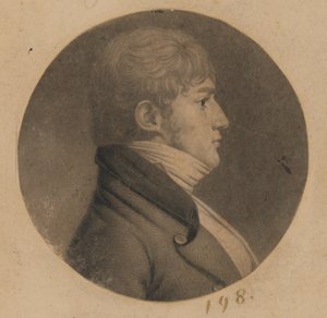 Unidentified Man by Charles Balthazar Julien Févret de Saint-Mémin