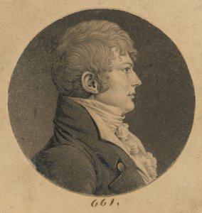 Unidentified Man by Charles Balthazar Julien Févret de Saint-Mémin