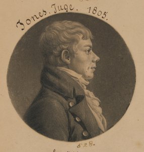 Walter Jones by Charles Balthazar Julien Févret de Saint-Mémin