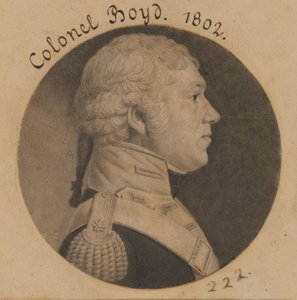 William Boyd by Charles Balthazar Julien Févret de Saint-Mémin