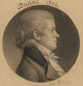 William Duane by Charles Balthazar Julien Févret de Saint-Mémin
