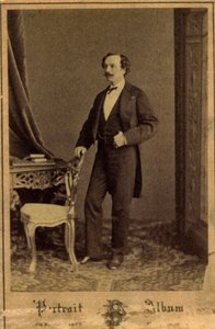 Marius Petipa, Russian ballet dancer and choreographer, c1855
