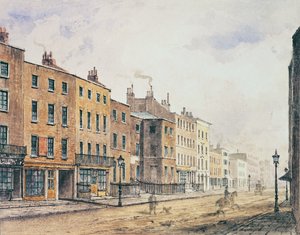 View of Marylebone High Street, 1848