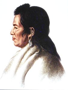 Shahaka (Big White) chief of the Mandan people