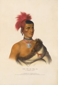 Pes-ke-le-cha-co - A Pawnee Chief by Charles Bird King