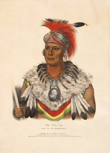 Wa-pel-la - Chief of the Musquakees by Charles Bird King
