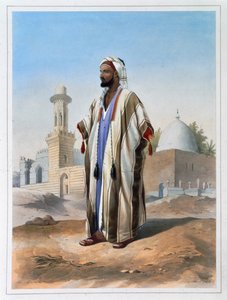 A Fellah Dressed in a Haba, 1848 by Charles Bour