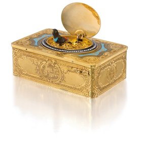 Singing-bird box, c.1840