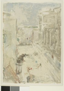Street in Seville by Charles Edward Conder