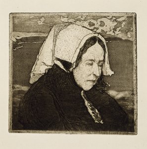 Elderly Woman from Oeussant