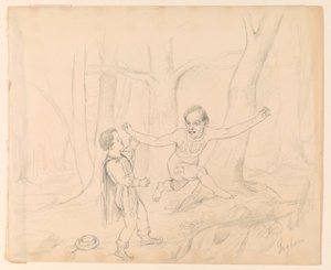Scene from Scott by Charles Cromwell Ingham