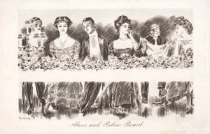 Above and Below Board by Charles Dana Gibson