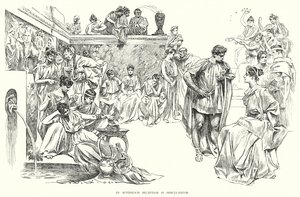 An Afternoon Reception in Herculaneum by Charles Dana Gibson