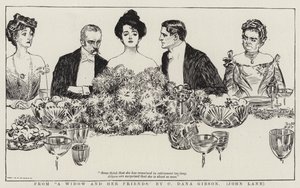 From A Widow and Her Friends by Charles Dana Gibson
