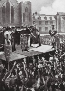Edward I addressing his Subjects by Charles Daniel Ward