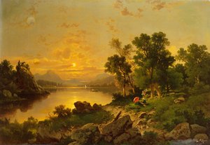 An Extensive Lake Landscape