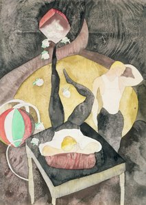 Two Acrobat Jugglers by Charles Demuth