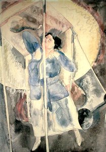 Woman with Punch Bag by Charles Demuth