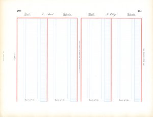 Accounting Ledger Templates by Charles Derriey