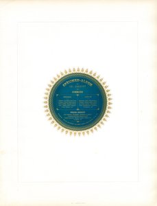 Circular Table of Contents with Ornamental Border by Charles Derriey
