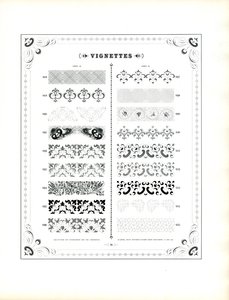 Collection of Decorative Vignettes by Charles Derriey