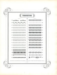 Collection of Floral and Geometric Ornamental Bands by Charles Derriey