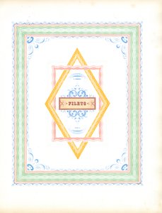 Multicolored Decorative Borders by Charles Derriey
