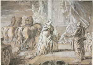 Madame de Maintenon Returning to the Catholic Church by Charles Dominique Joseph Eisen