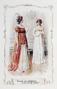 Excuse my interference, it was kindly meant, Georgina Darcy to Elizabeth Bennet, illustration to 