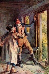 He Pointed To A Rusty Iron Staple by Charles Edmund Brock