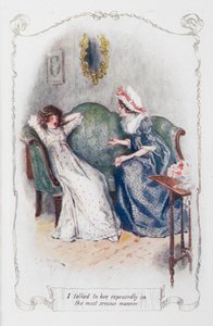 I talked to her repeatedly in the most serious manner, illustration from 