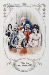 "I think him very disagreeable", illustration to 