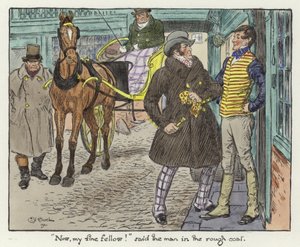 Illustration for the Pickwick Papers by Charles Edmund Brock