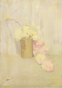 Smoke and Chrysanthemum Flowers