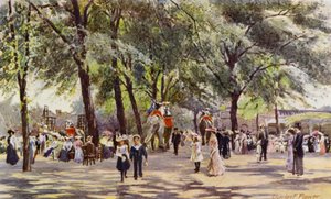 London Zoo: Broad Walk, with Elephants