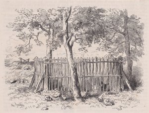 Parc a eleves, from Magasin Pittoresque by Charles Emile Jacque