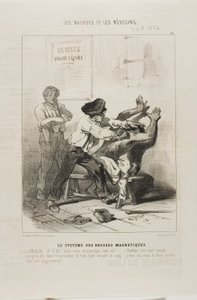 The Magnetic Brush Method (plate 21) by Charles Emile Jacque