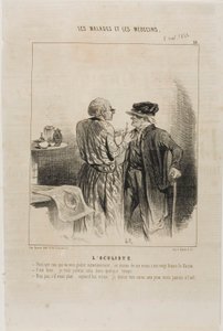 The Oculist (plate 18) by Charles Emile Jacque