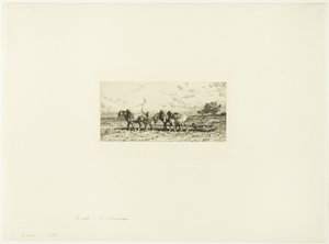 The Roller by Charles Emile Jacque