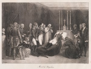 Death of Napoleon, Early 19th Century by Charles Etienne Pierre Motte