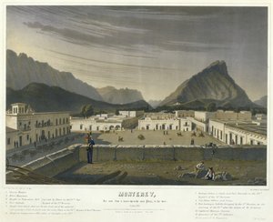 Monterey, As Seen from a House-Top in the Main Plaza, [to the West] October by Charles Fendrich