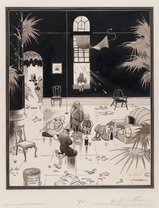 Club Life in America, the Picnickers, before 1933 by Charles Forbell