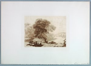 Landscape (After Claude Lorraine), 1849