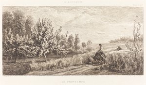 Springtime by Charles Francois Daubigny
