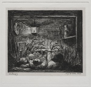 The Boat Trip: Bedding Down Aboard the "Botin" (Night on the Boat) by Charles Francois Daubigny