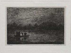 The Boat Trip: Night Voyage or Net Fishing (second version)