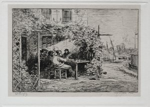 The Boat Trip: The Lunch before Going Aboard at Asnières