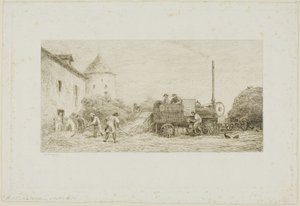 The Reaping Machine by Charles Francois Daubigny